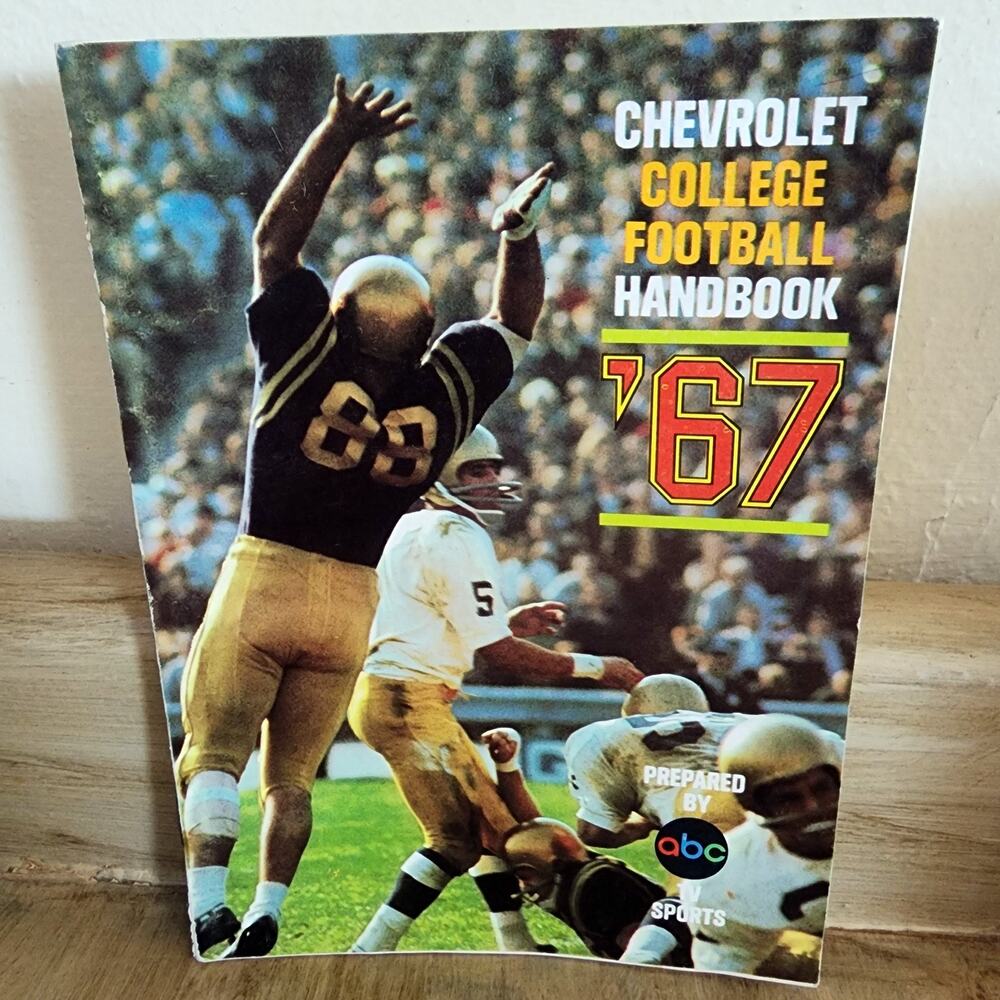 1968 Chevrolet Football Brochure Camaro SS Corvette Chevelle 396 Impala Truck